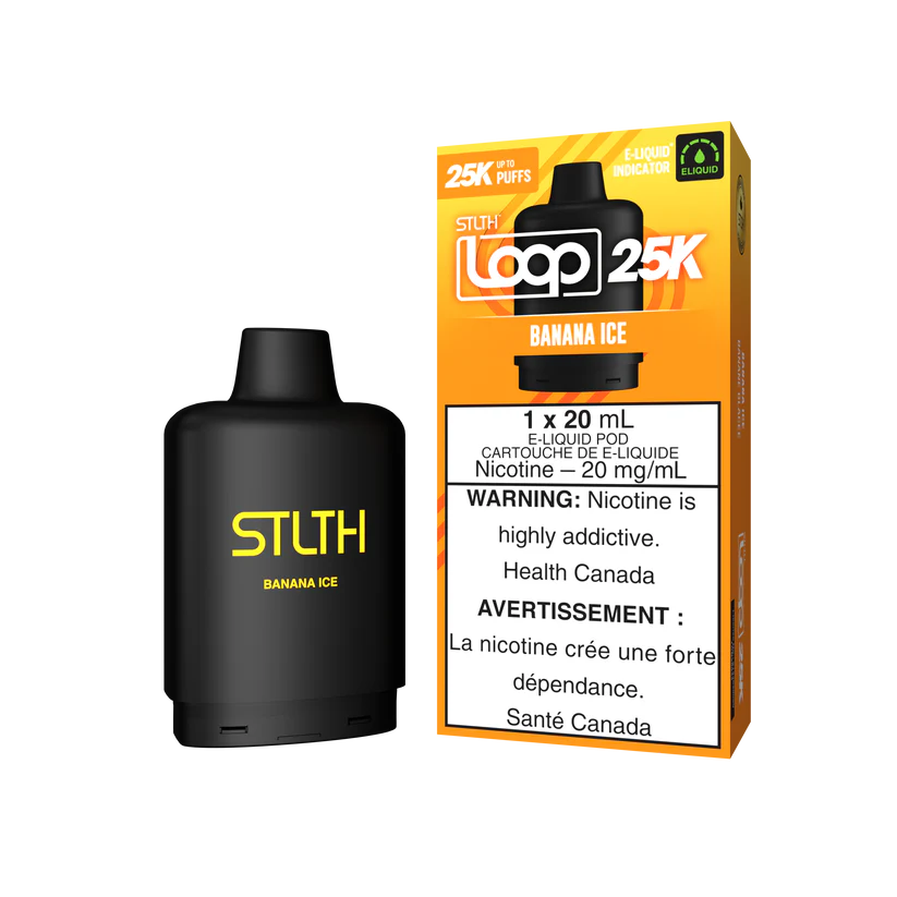 STLTH LOOP 25K Pod Pack - Banana Ice