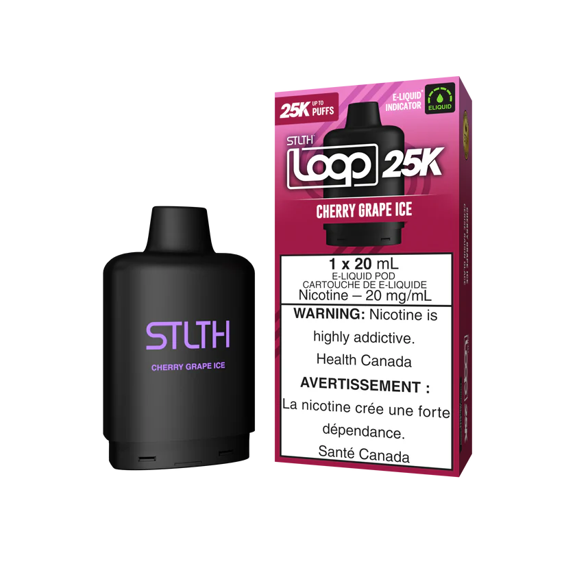 STLTH LOOP 25K Pod Pack - Cherry Grape Ice